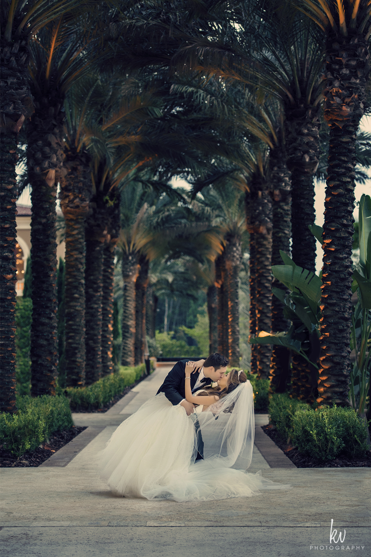 Bride and Groom Four Seasons Orlando Wedding Photographer
